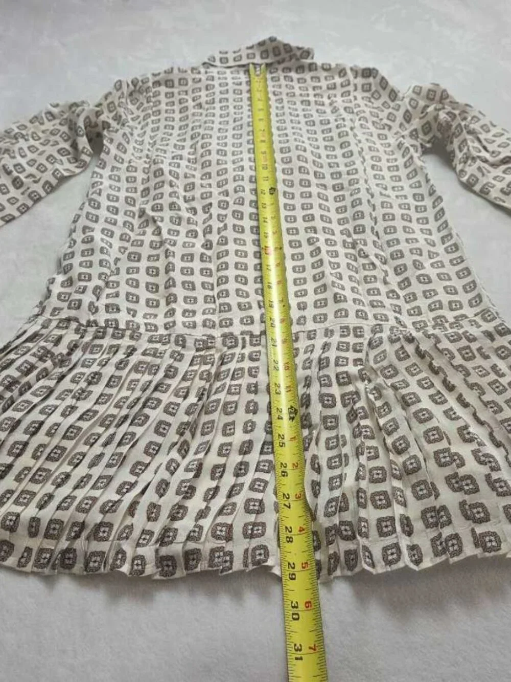 New PXXS J.Crew Amelia drop hem shirt dress in foulard print Petite XXS